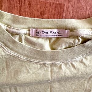 We the free cropped tshirt